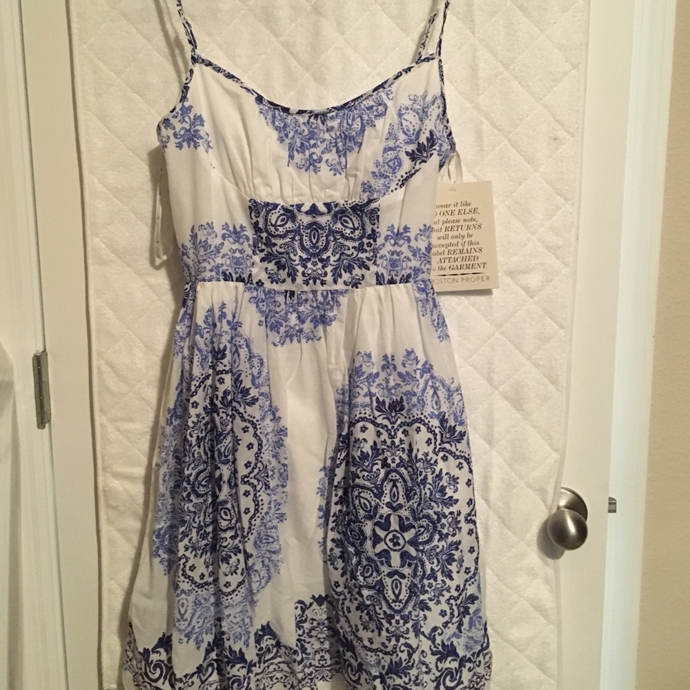 Boston Proper paisley dress