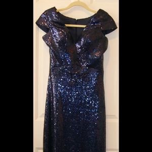 Navy Blue Prom Dress