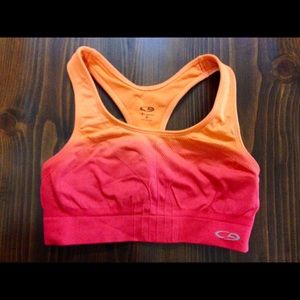 Champion ombré red-orange sports bra