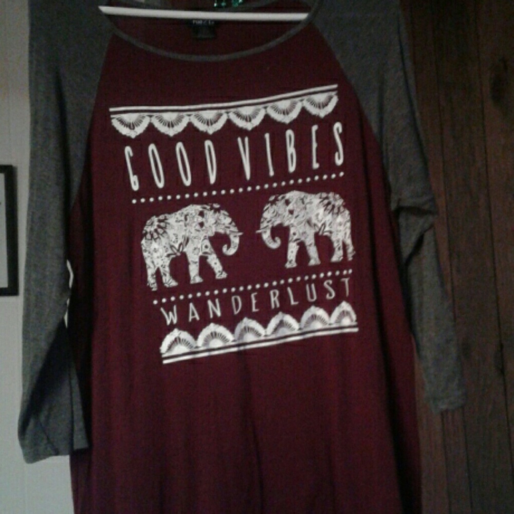Good vibes baseball tee