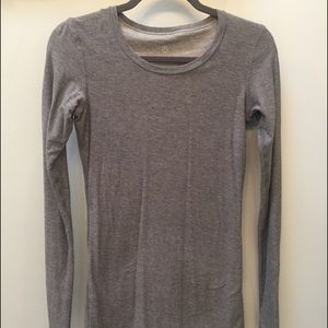 Lululemon long sleeve reversible grey shirt sz 4
