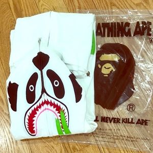 Bape Full Zip Panda Hoodie Size:Large Great Price!