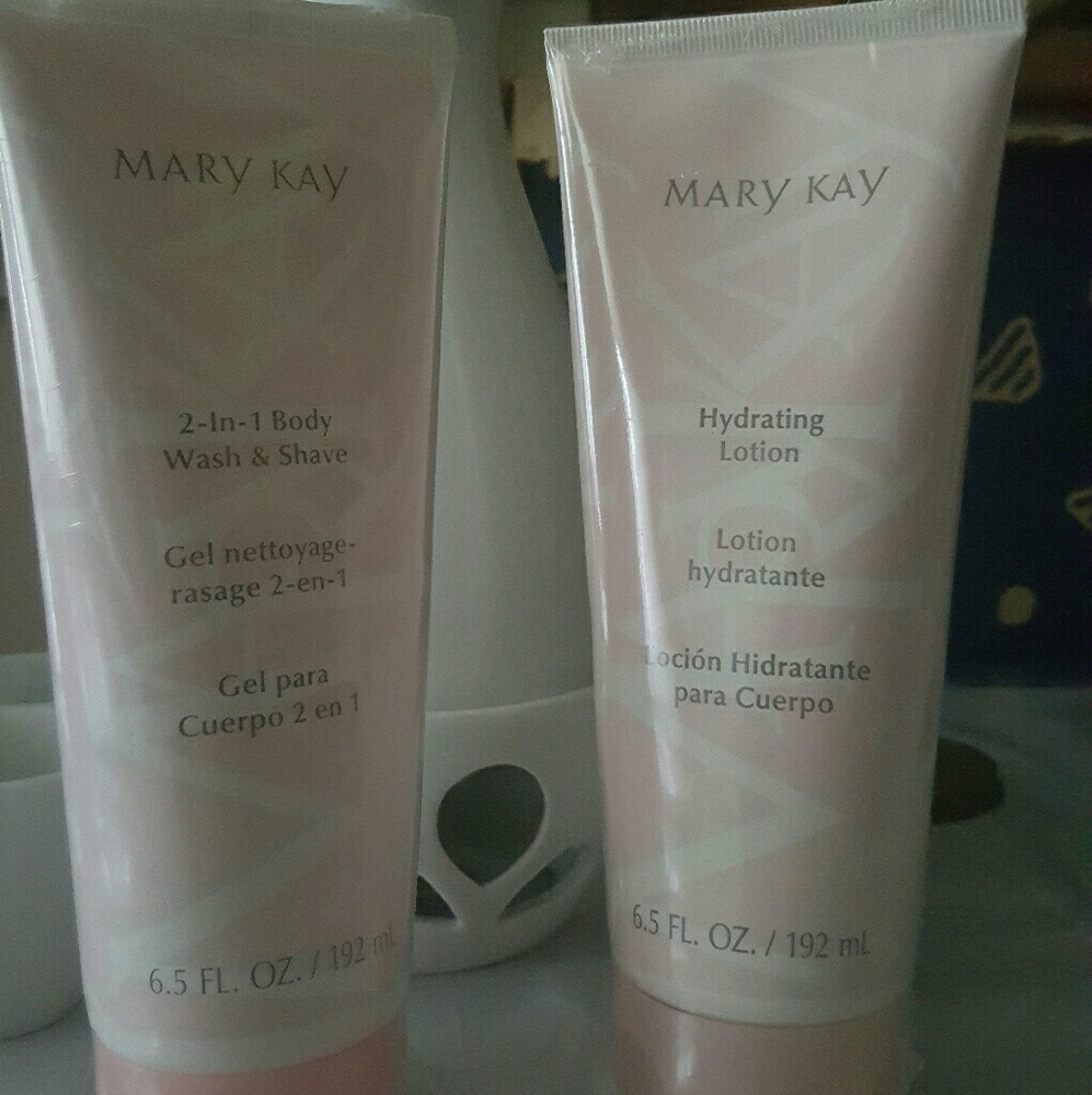 Body wash with lotion