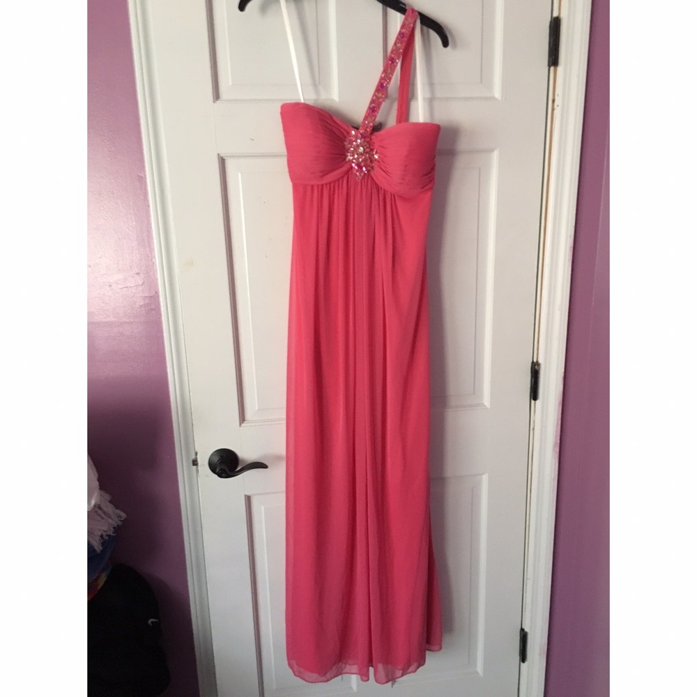 One Shoulder Prom Dress