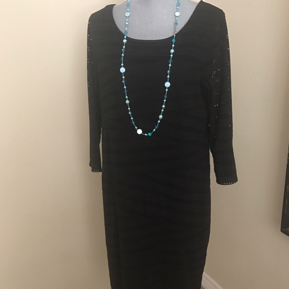 Black maternity dress