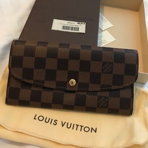Louis Vuitton PF Emile Damier Ebene Wallet N63019