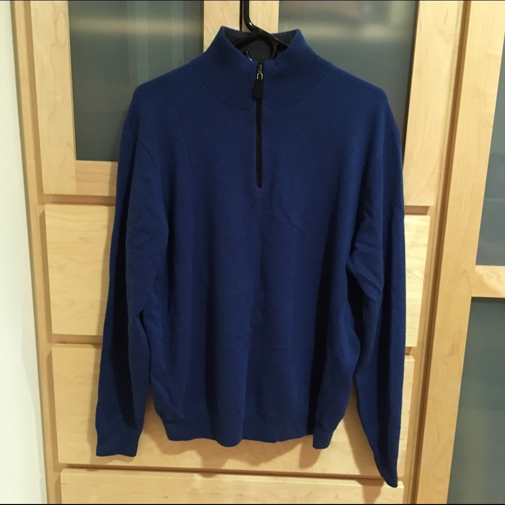 Blue Cashmere Sweater