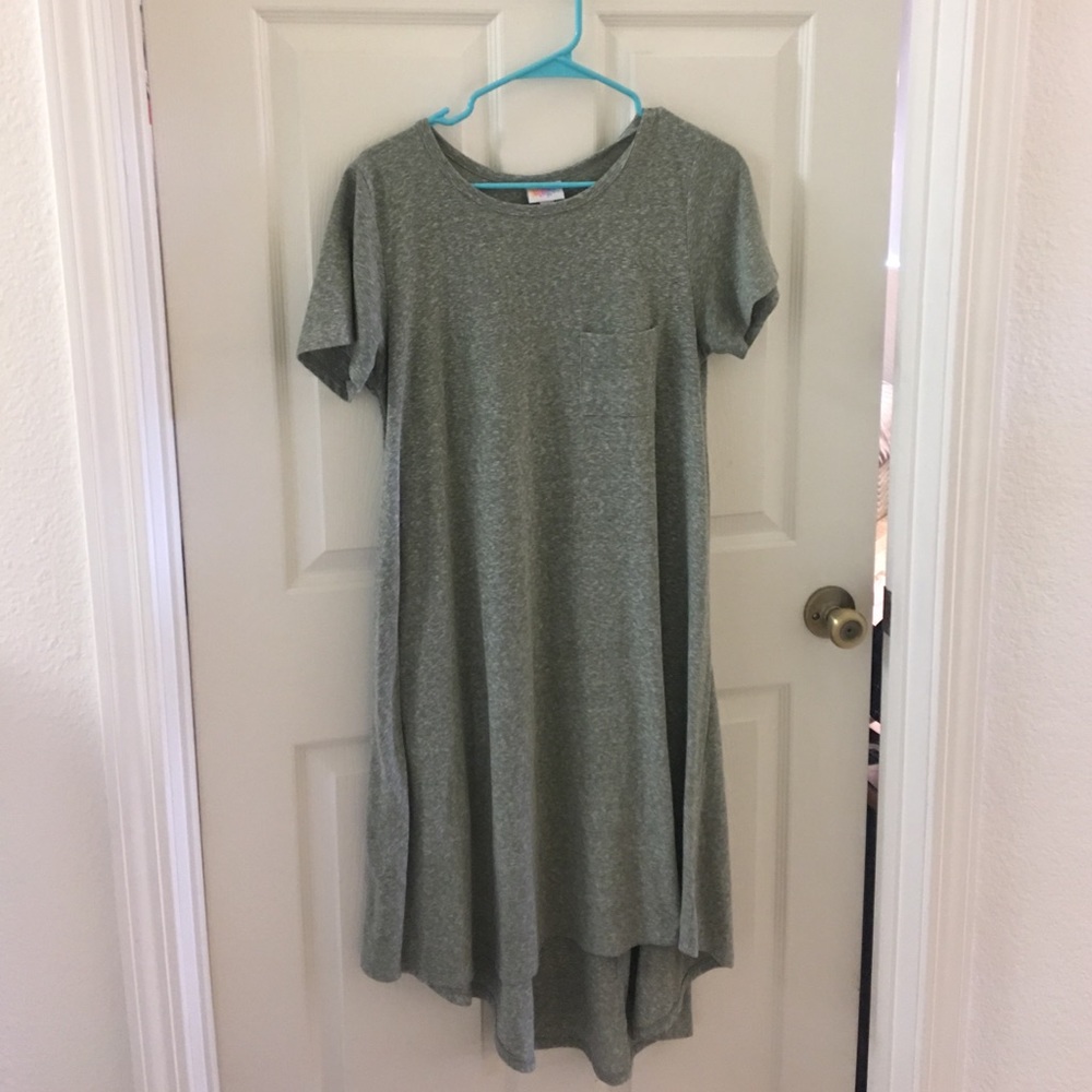 Green heathered Carly Medium