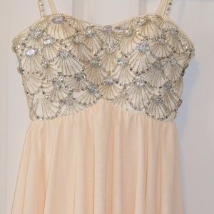 Nude Embellished Dance/Homecoming dress!