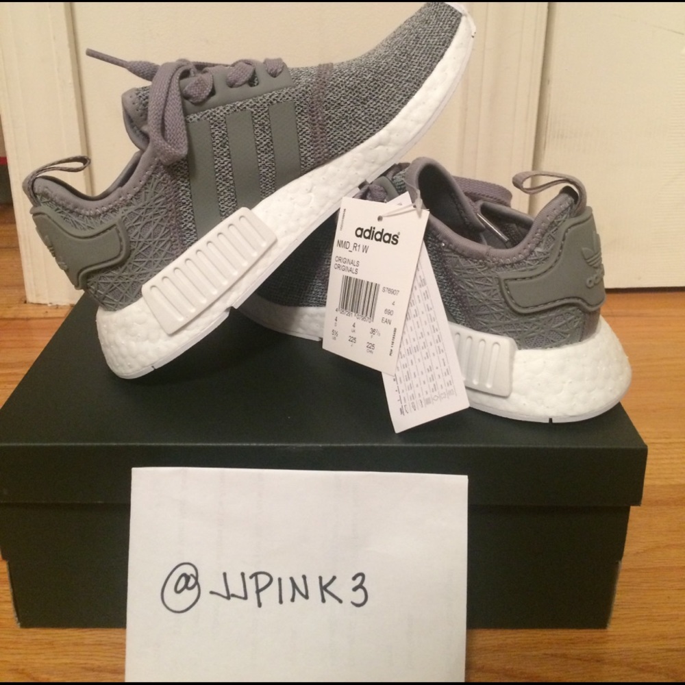 Brand new Grey Adidas NMD R1 Size 5.5 Womens