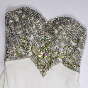 White pageant/ prom dress size 4