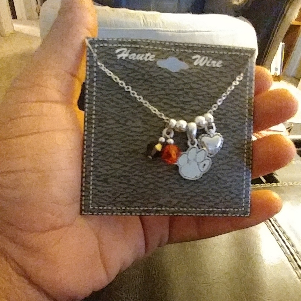 Clemson necklace