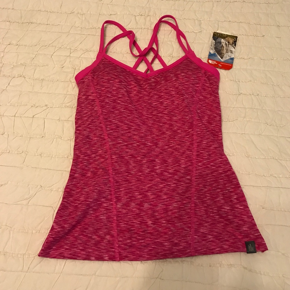 North face workout tank with built in bra!
