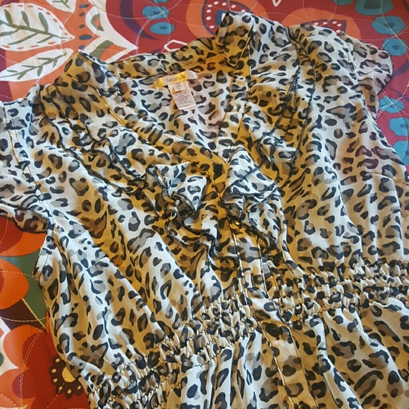 Leopard print blouse - Picture 2 of 2