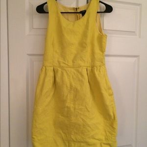 J. Crew Canary Yellow Dress (with pockets!!)