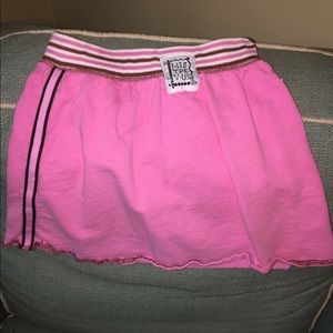 Miss Tee-V-Us pink skirt. Great for after swimming