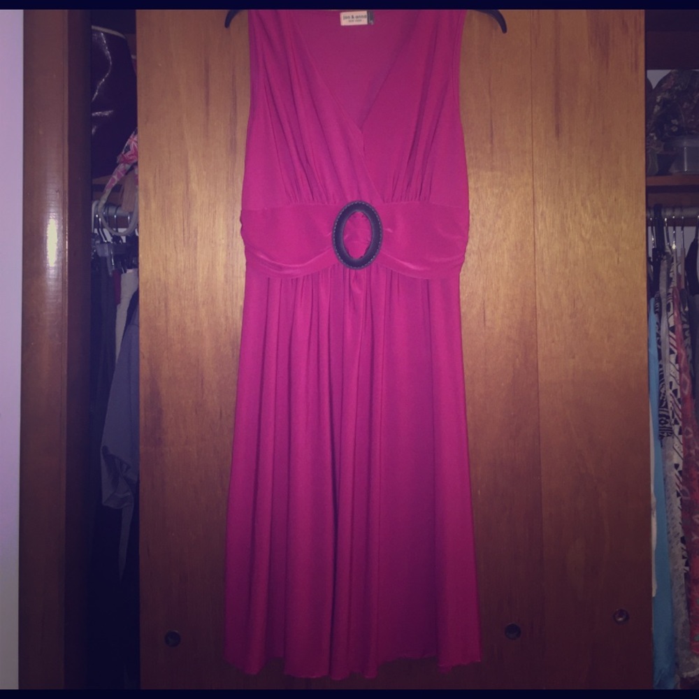 Pink stretch dress