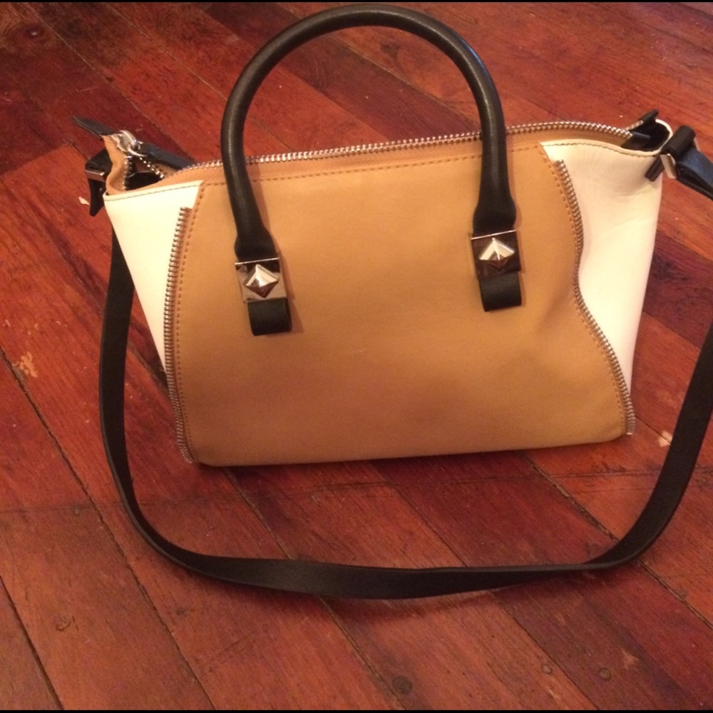 Zara colorblock handbag