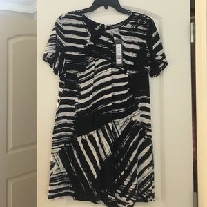 Never been worn Black and white dress