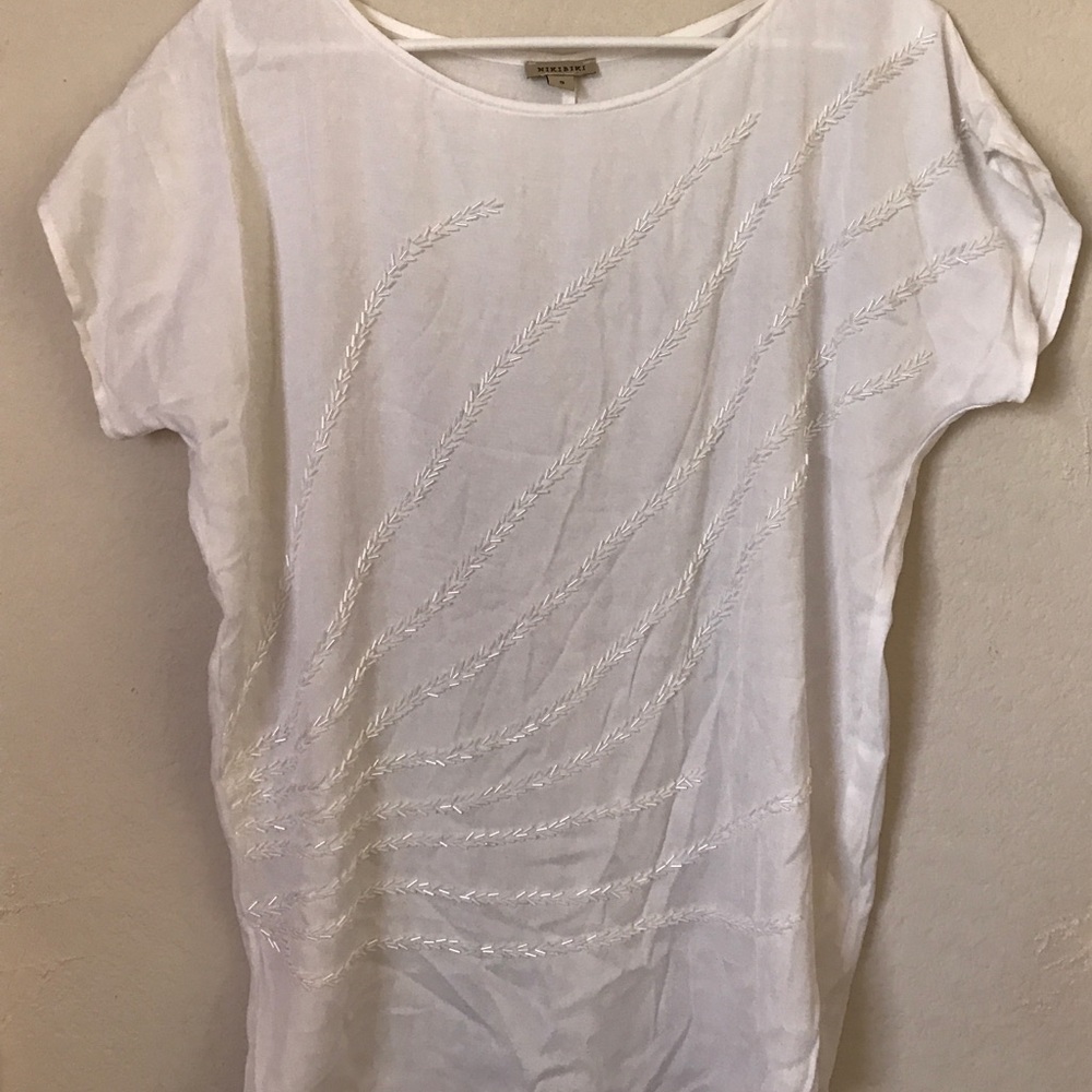 Nikibiki White Top, Size S