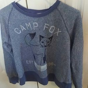 Long sleeved thin blue/lavender sweater