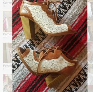 Gianni Bini Lace-Up Heels