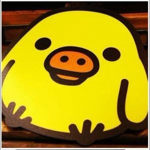 San-X Rilakkuma Chick Head Laptop PC Mouse Mat Pad