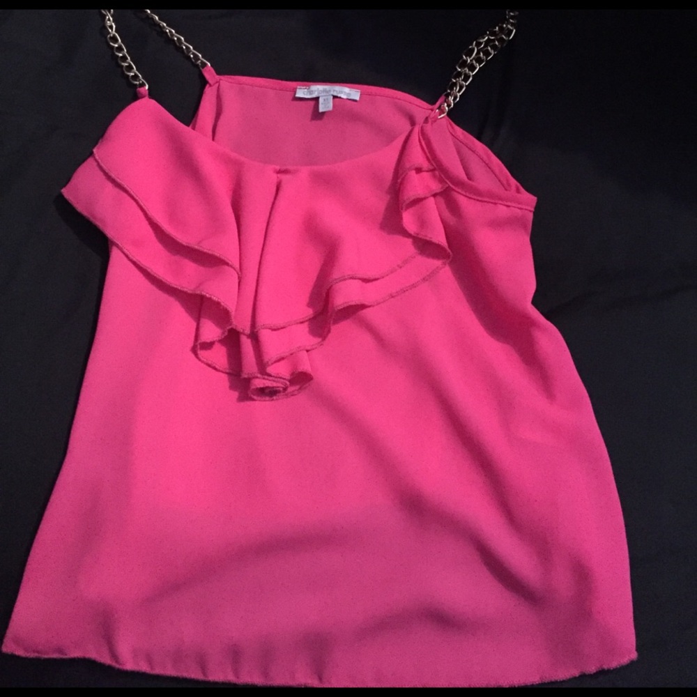 Pink crop top