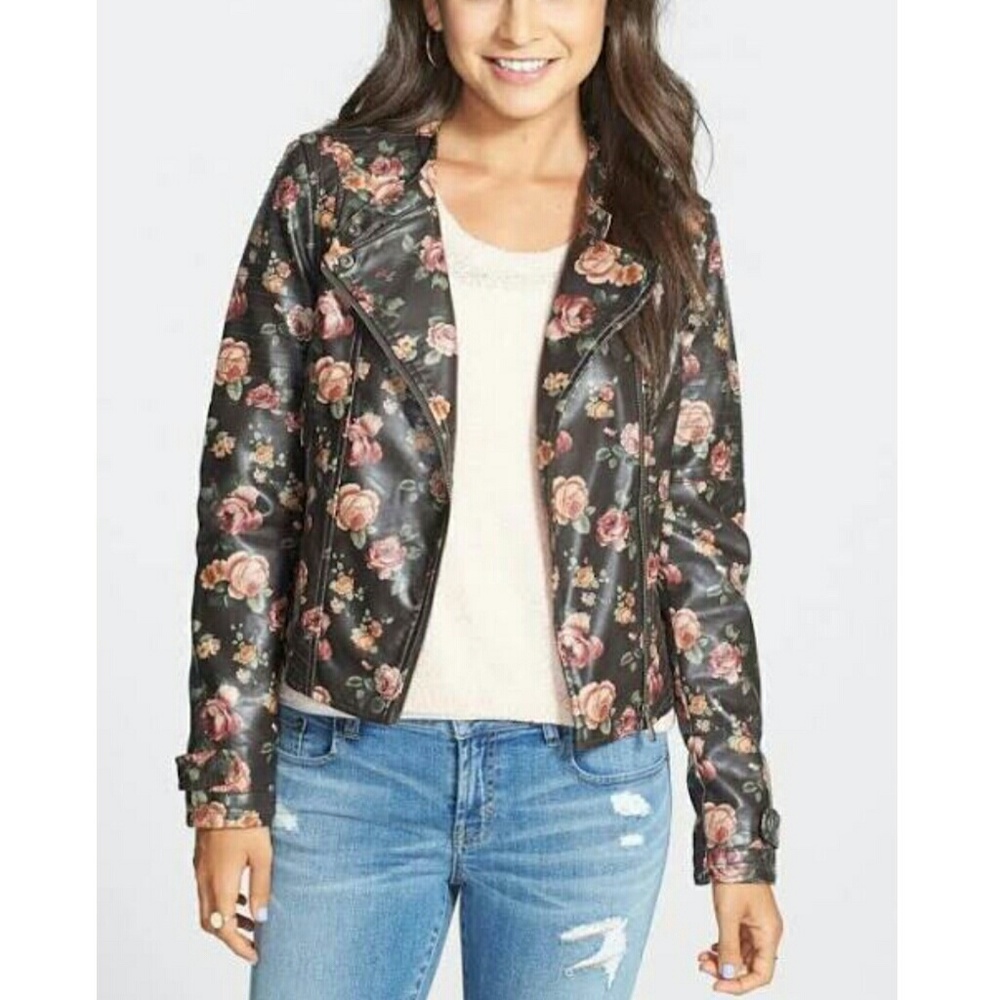 Floral Bomber Jacket