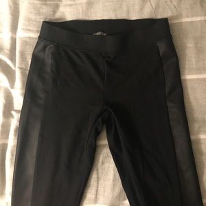 Express faux leather legging