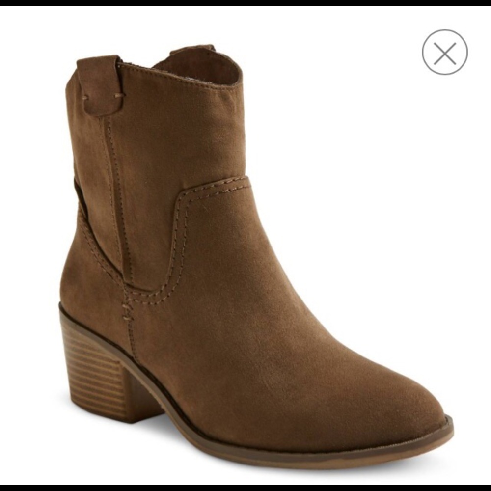 Merona Cowgirl Ankle Boots