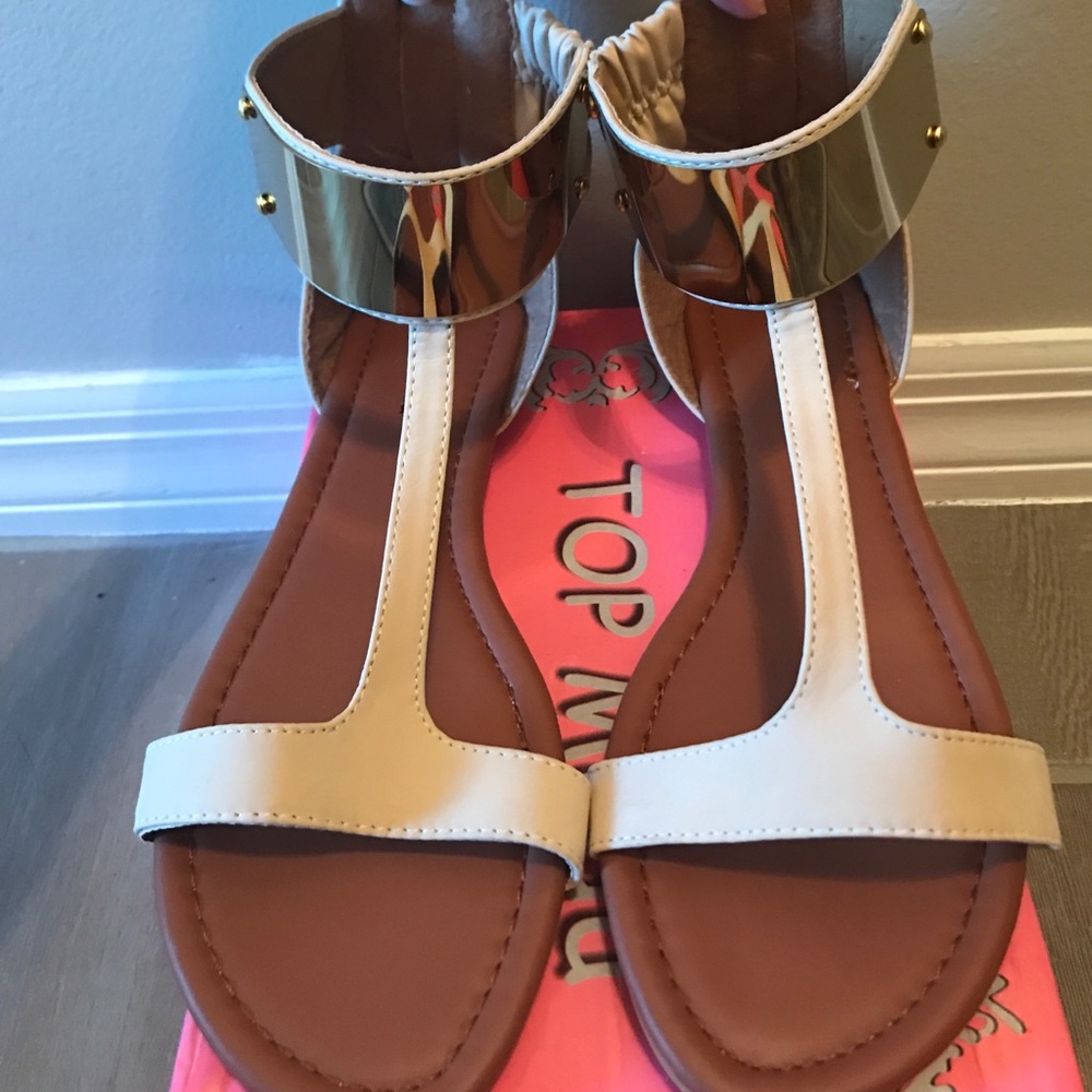 Beige sandals