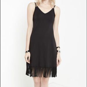 Black Fringe Dress