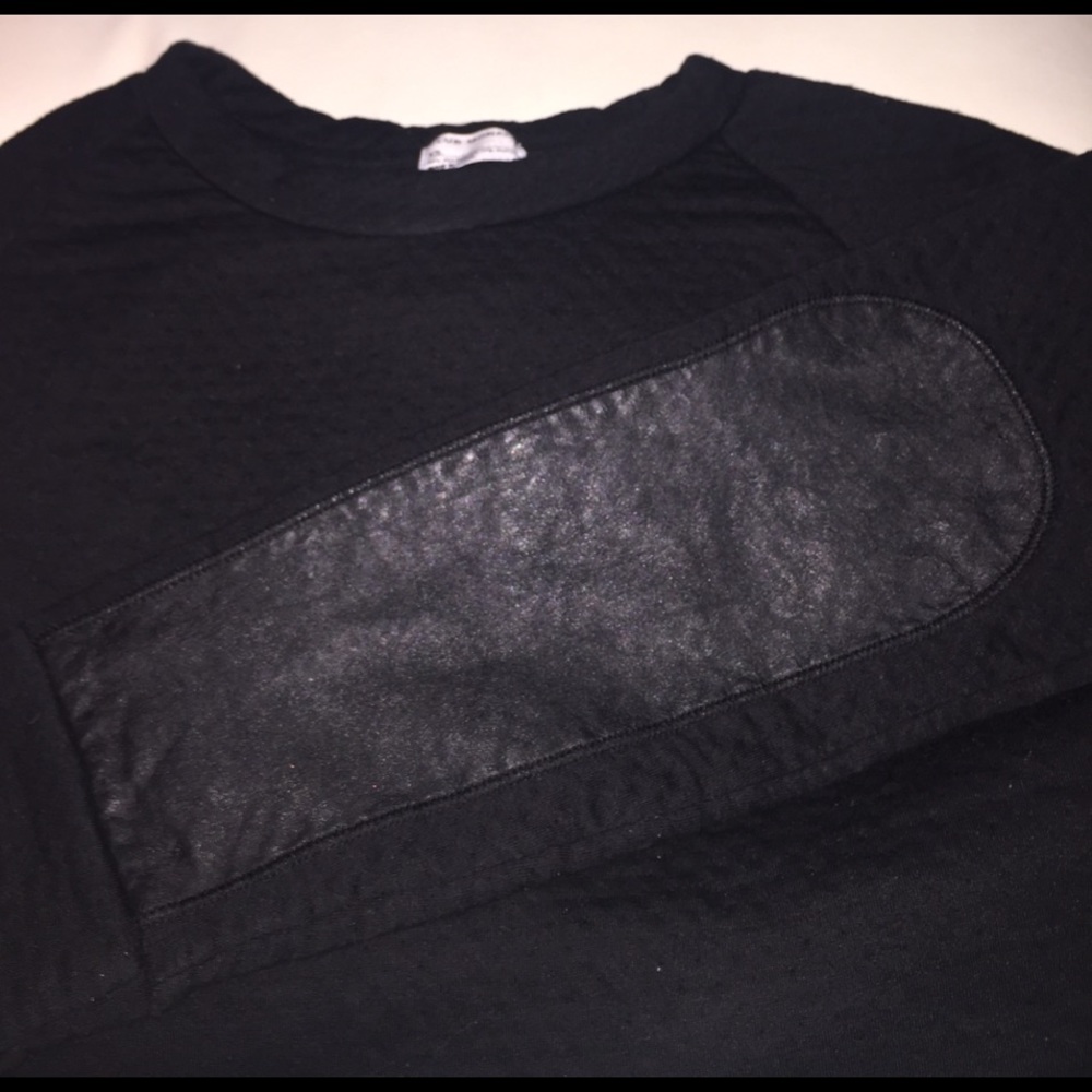 Club Monaco Quilted Sweatshirt