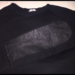 Club Monaco Quilted Sweatshirt