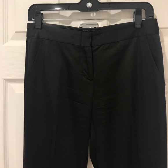 Bcbgmaxazria tuxedo black pants size 2 - Picture 1 of 4