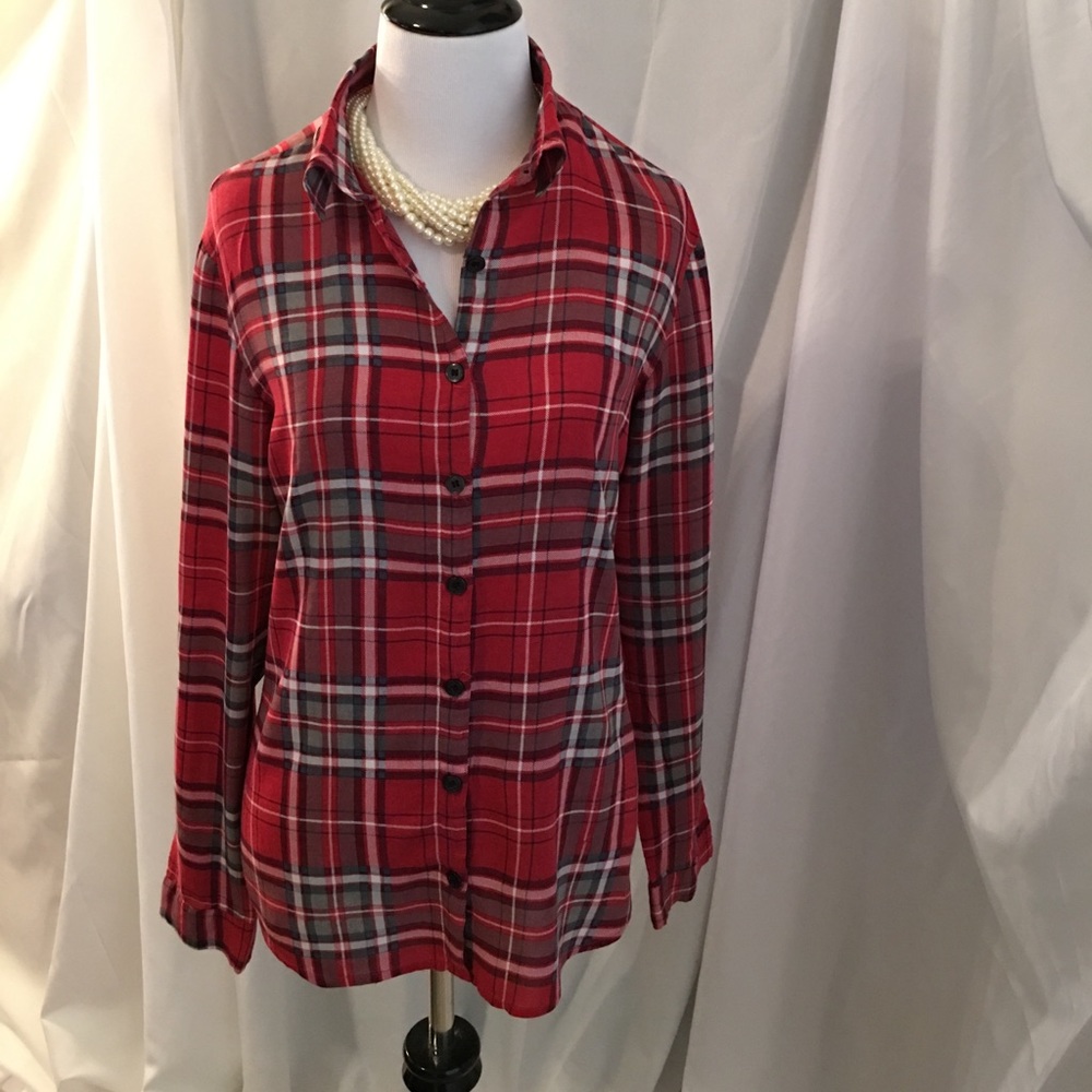 Wet Seal plaid button up