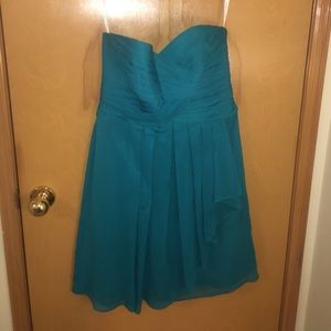 Teal Bridesmaid Dress
