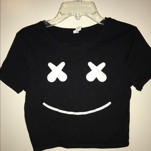 Marsh mellows crop top tee