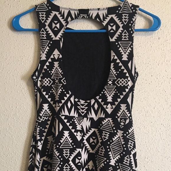 Victoria's SECRET PINK BLACK AND WHITE DRESS XS - Picture 2 of 3