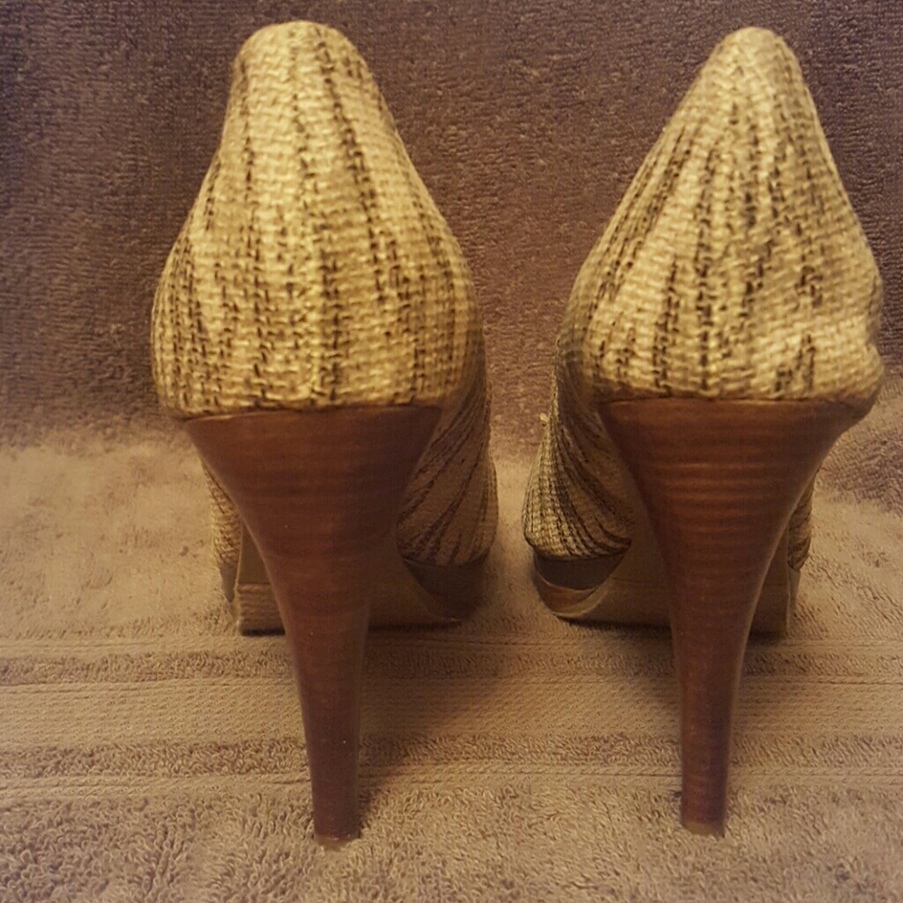 Moda Peep Toe Heels Excellent Condition - Picture 2 of 3