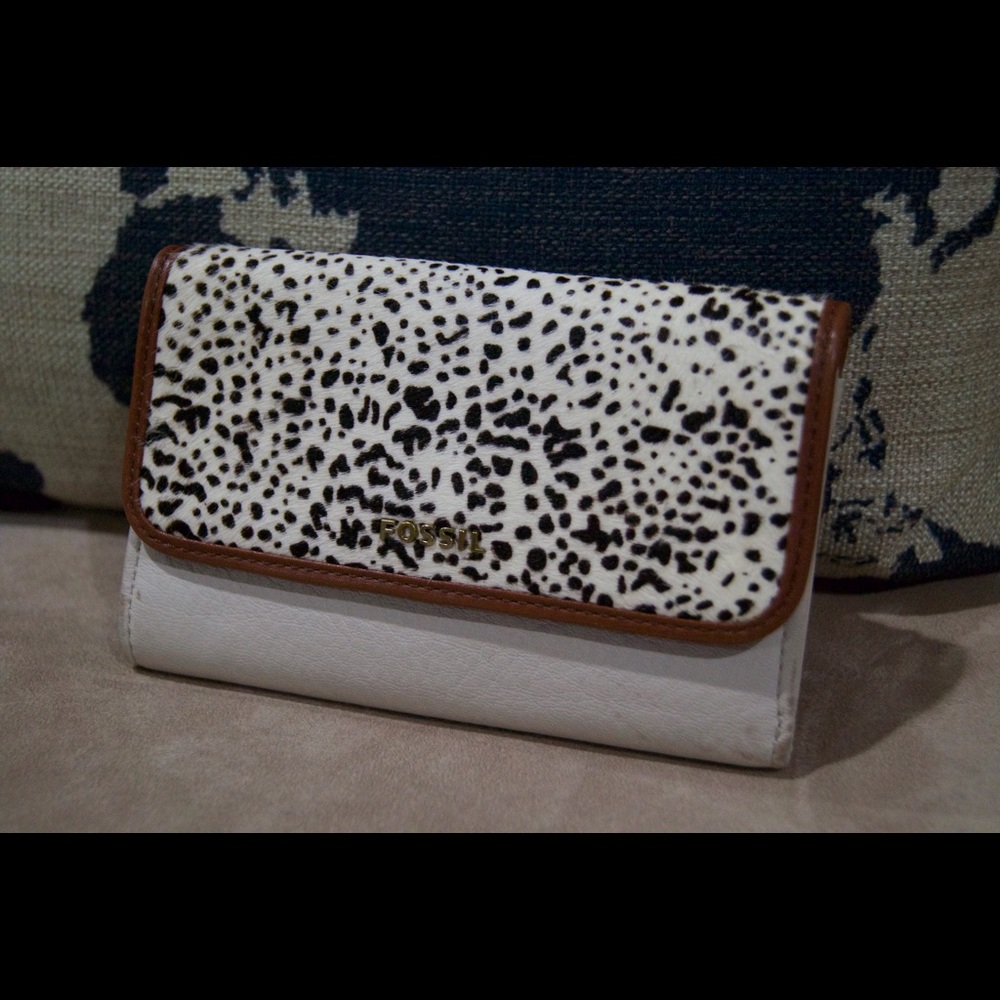 Fossil Dalmatian wallet