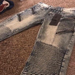 Men's Biker Moto Jeans Sz.32 NWT