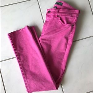 Lauren by Ralph Lauren pink skinny jeans size 2