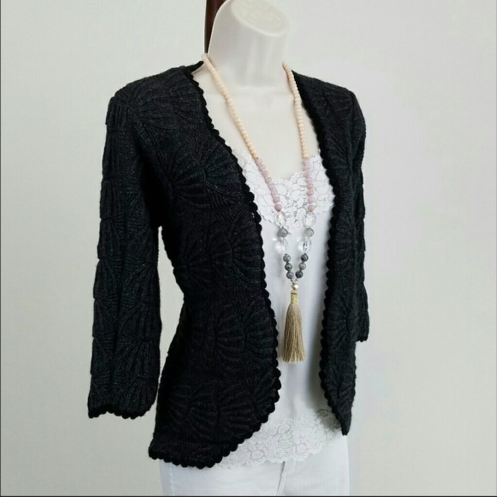 Anthropologie scallop sweater