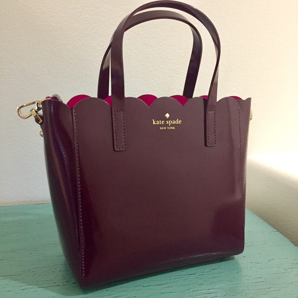 NWT: Kate Spade Margy Tote, Color mahogany/radish