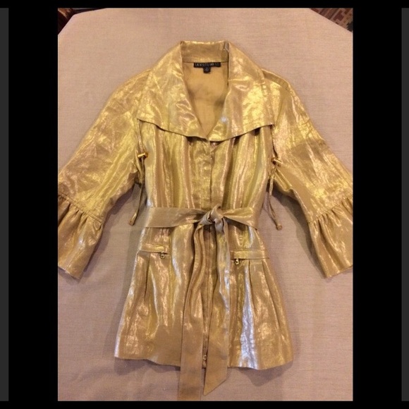 Lafayette 148 Jackets & Blazers - 🎁Lafayette 148 New York Gold Jacket🎁