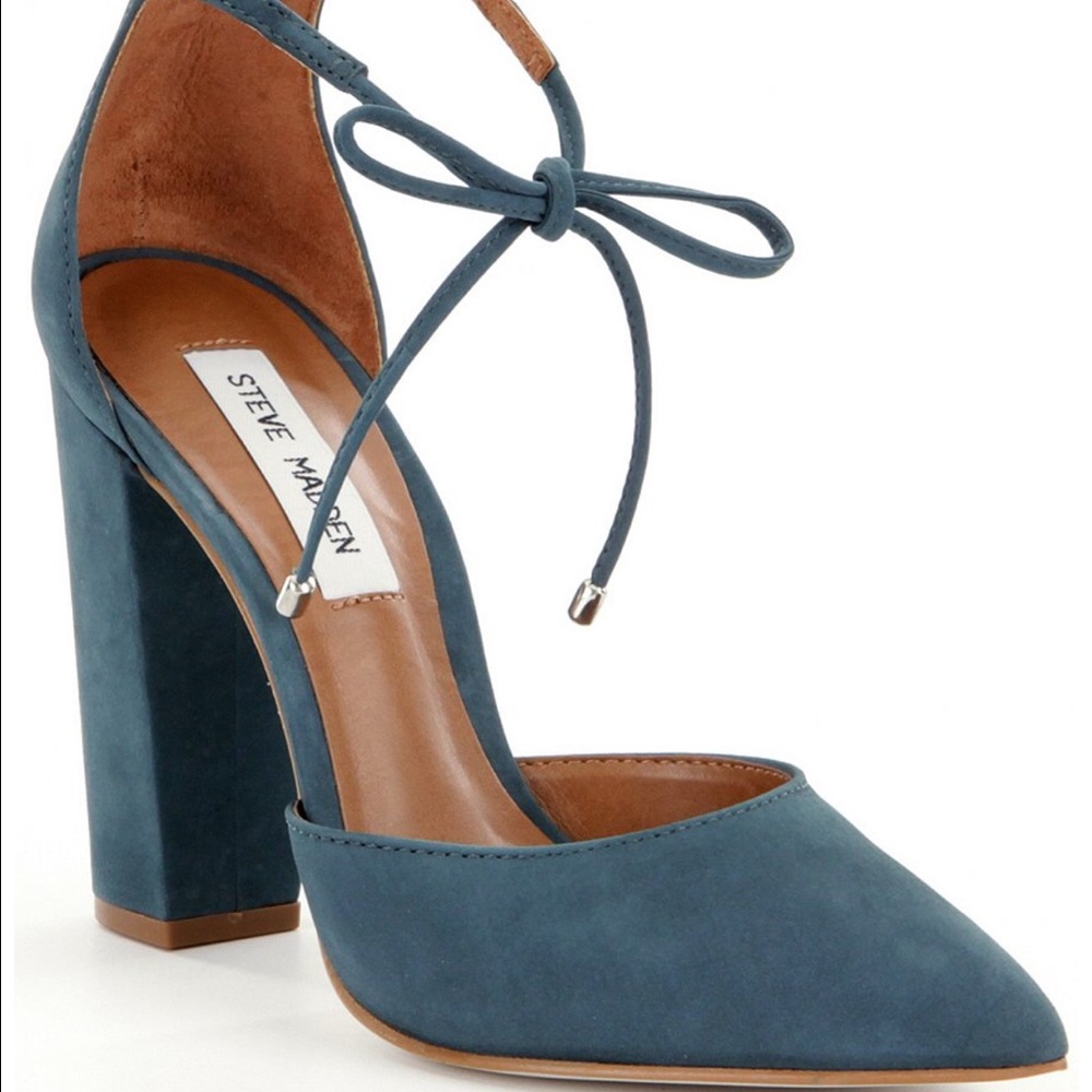 Steve Madden Pampered Pointed-Toe Tie Pumps