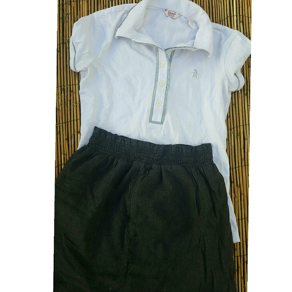 Original Penguin Juniors Outfit! Polo and Skirt