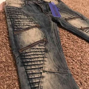 Men's Biker Moto Jeans Sz. 32 NWT